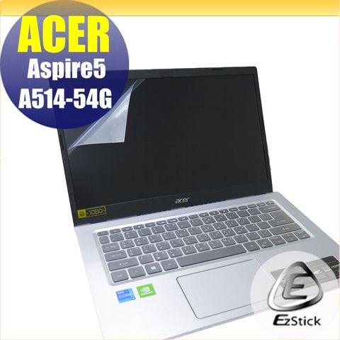 EZstick ACER A514-54G 適用 靜電式筆電LCD液晶螢幕貼 14.4吋寬 螢幕貼