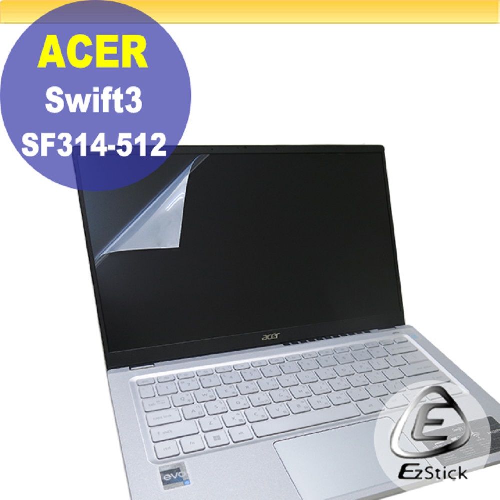 ACER 宏碁  SF314-512 適用 靜電式筆電LCD液晶螢幕貼 14.4吋寬 螢幕貼