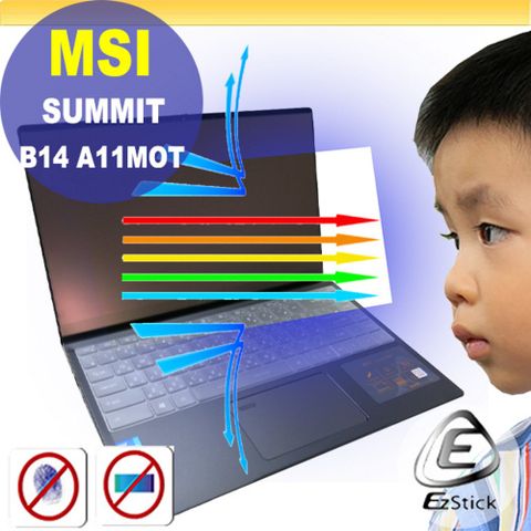 MSI 微星 SUMMIT B14 A11MOT 觸控版 適用 防藍光螢幕貼 抗藍光 (14吋寬)