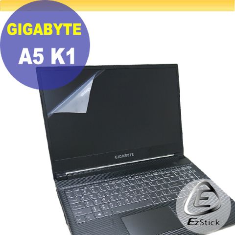 EZstick 技嘉 GIGABYTE A5 K1 適用 靜電式筆電LCD液晶螢幕貼 15.6吋寬 螢幕貼