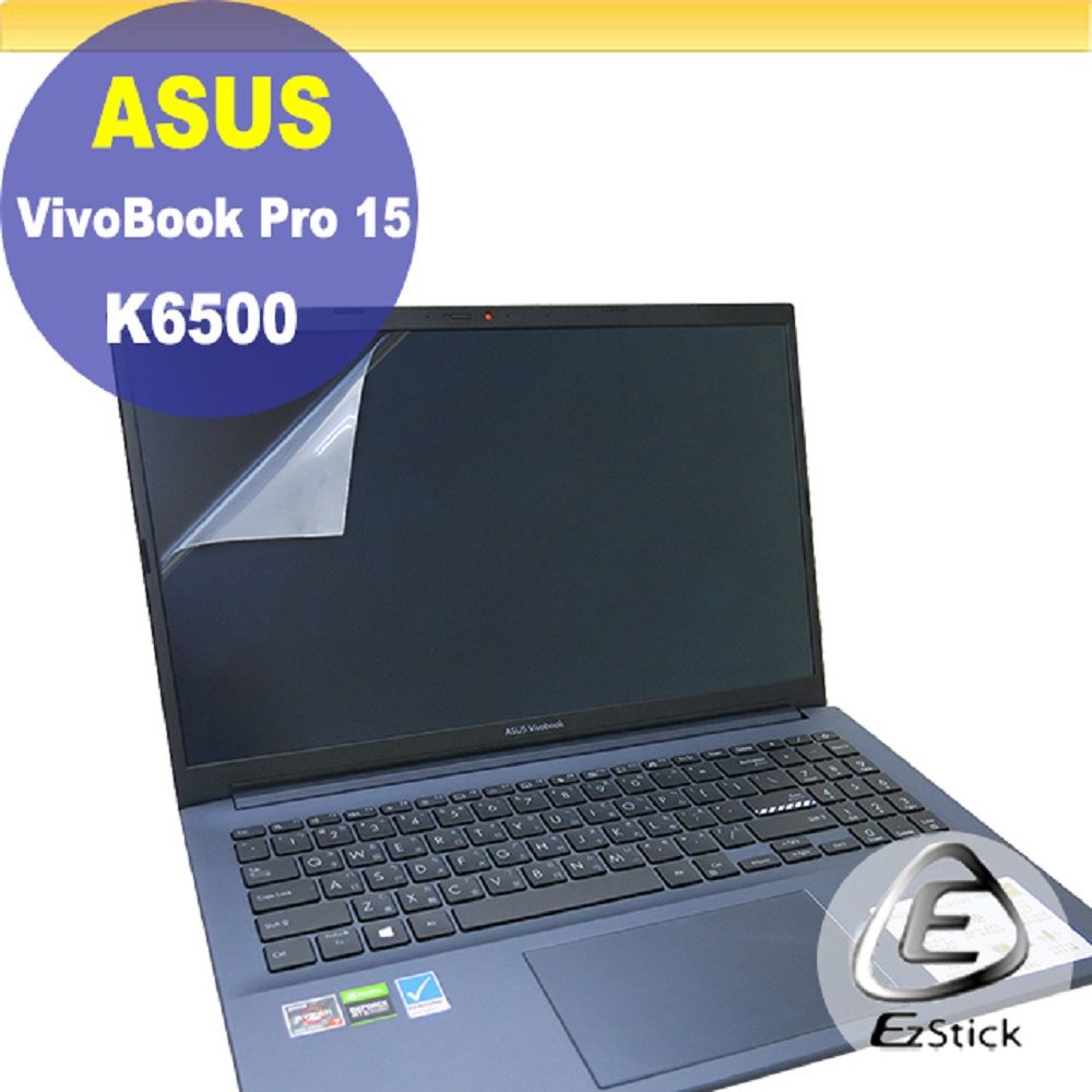 ASUS 華碩  VivoBook Pro 15 K6500 K6500ZC 適用 靜電式筆電LCD液晶螢幕貼 15.6吋寬 螢幕貼