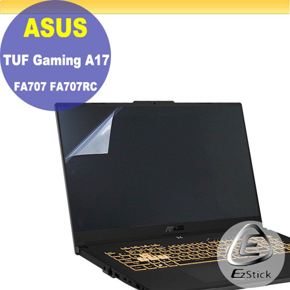 ASUS 華碩  TUF Gaming A17 FA707 FA707RC 適用 靜電式筆電LCD液晶螢幕貼 17吋寬 螢幕貼