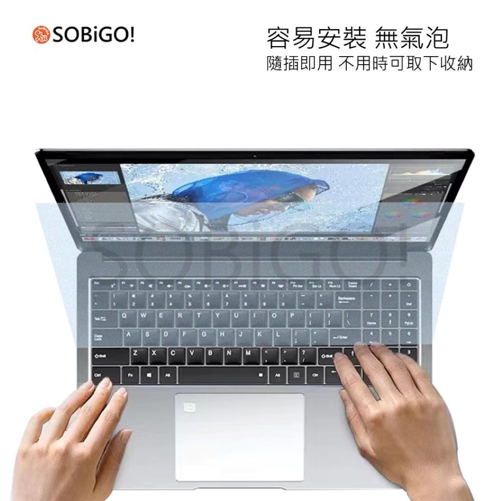 SOBiGO! 筆電抗藍光片13吋~14吋(內框有4種尺寸)