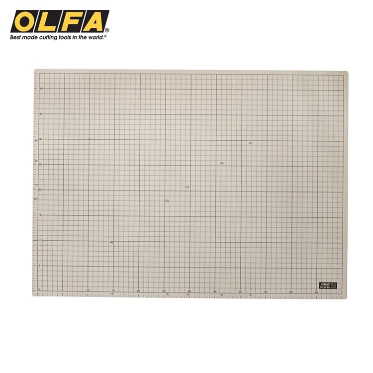 OLFA 日本雙面灰褐/黑厚2mm裁切墊CM-A2切割墊159B美工墊A2桌墊布墊防滑墊公仔模型墊工藝墊板墊Cutting Mat
