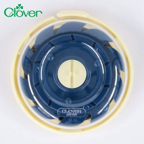 日本製造Clover可樂牌旋轉型攜帶線針收納盒57-694針線收納盒(10根;線不打結)隨身裁縫紉針線盒繡花針盒