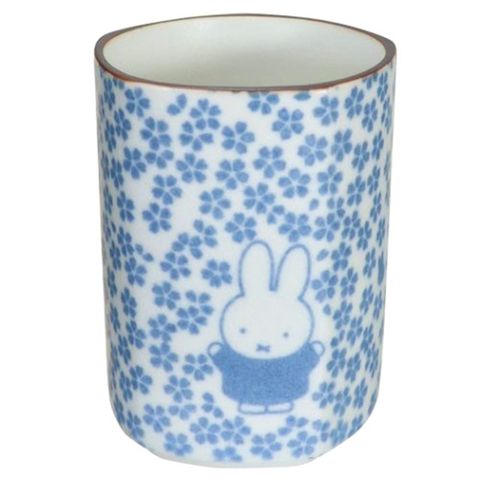 日本製金正陶器和小紋美濃燒五角杯小茶杯212160米菲兔Miffy(瓷製;175 ml;5角形好握)小白兔小杯子