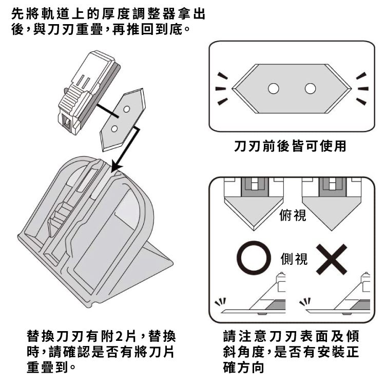 OLFA 日本優良設計獎豪華型45度角斜口刀含尺標MC-45/DX附替刃2片右左手皆適品番197B切割尺直線切割器