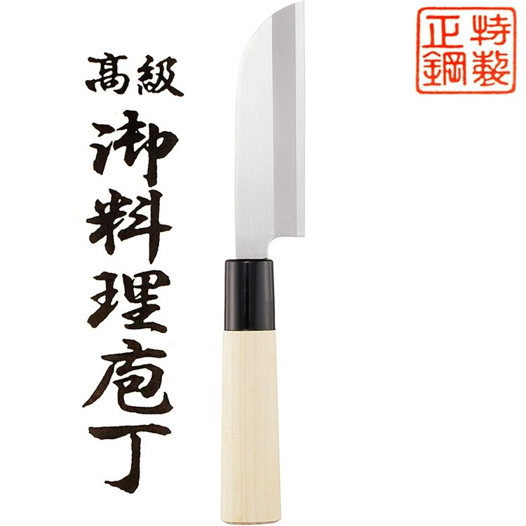 日本遠藤商事TKG業務用高級御料理去皮庖丁刀AKW0101(木柄+不鏽鋼刃長