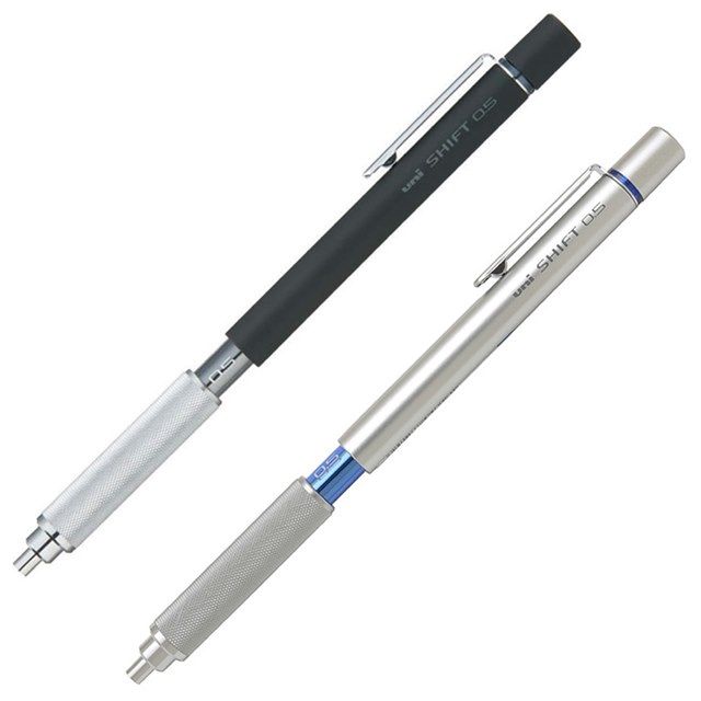 Uni 三菱 日本SHIFT可伸縮筆尖KURU TOGA不斷芯自動鉛筆M5-1010金屬低重心自動出芯0.5mm鉛筆