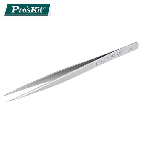 ProsKit 寶工 台灣不銹鋼長鑷子 防磁尖鑷子1PK-105T(140mm;AISI304不鏽鋼;無磁性防腐蝕抗鏽能力強)