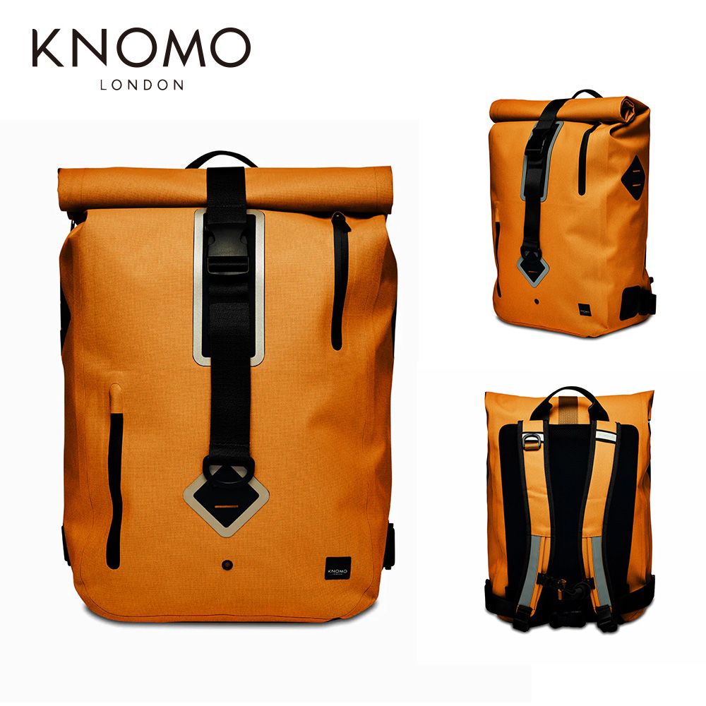 KNOMO KEW英倫機能時尚捲頂後背包- PChome 24h購物