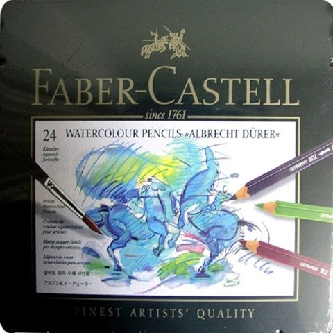 Faber-Castell 輝柏 ARTISTS藝術家級專家級水彩色鉛筆24色(117524)