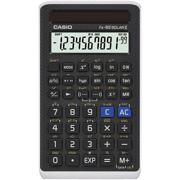 CASIO 卡西歐 國家考試專用太陽能計算機-FX-82SOLARII