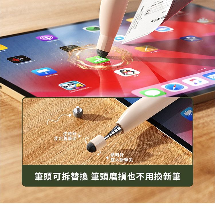 逆時針旋出舊筆尖順時針旋入新筆尖筆頭可拆替換 筆頭磨損也不用換新筆