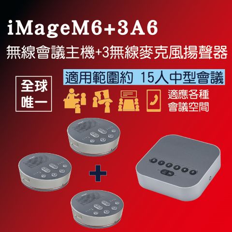 iMage 【超值組合】 iMage M6 + iMage A6x3~空間再大都沒問題~