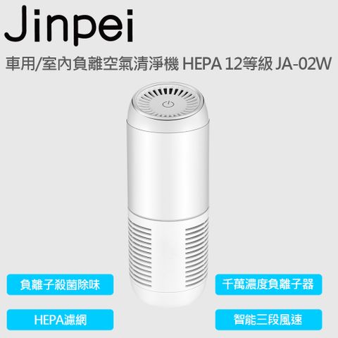 【Jinpei 錦沛】辦公室用/室內負離空氣清淨機 HEPA 12等級 JA-02W