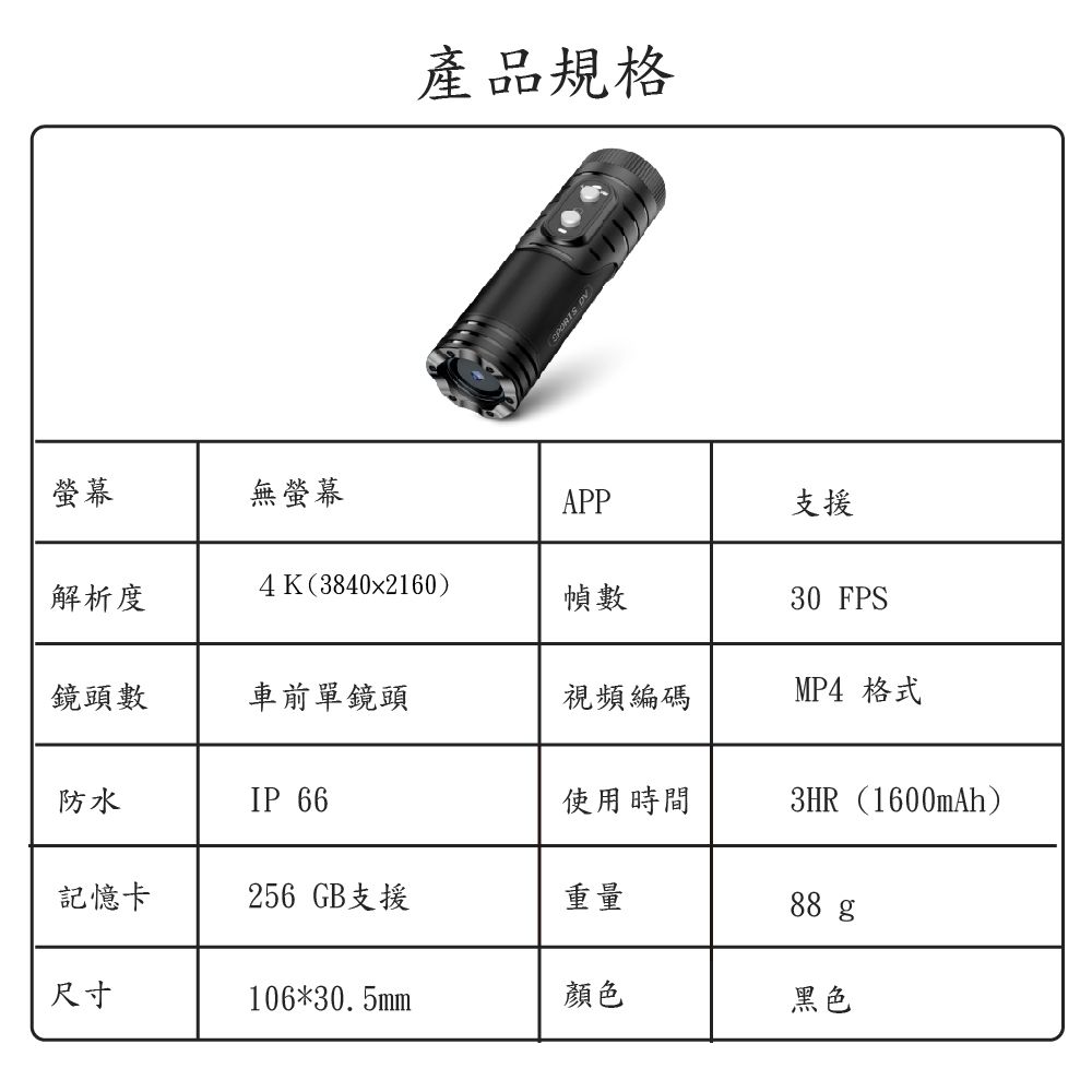 Jinpei 錦沛 SONY STARVIS 鏡頭  4K ULTRA HD 解析度 APP 即時傳輸機車 摩托車 行車紀錄器 贈64GB