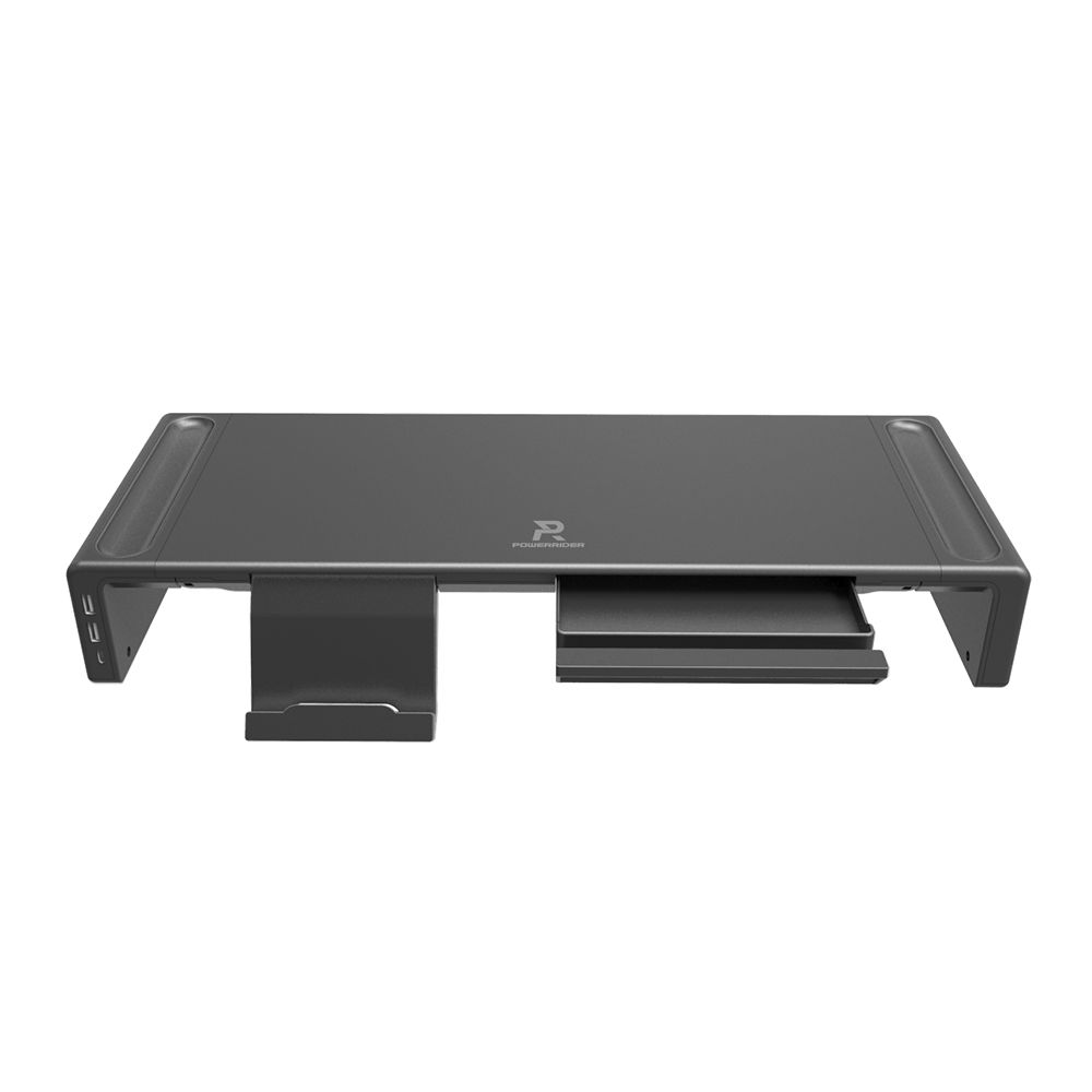 PowerRider  T1 Plus 多功能USB3.0 Hub收納螢幕增高支架