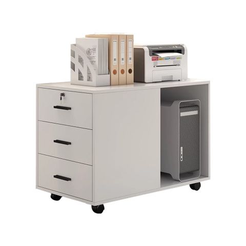 辦公室文件櫃 主機櫃【40×56×58CM】雲溪白