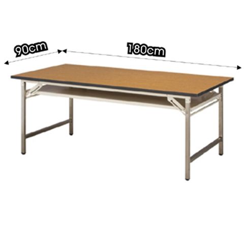 【豐盛鐵櫃】180x90 超值卡榫式摺疊會議桌 (大型) 台灣製