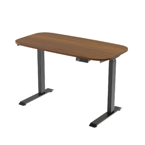 (免費安裝)樂歌Loctek｜120x60cm ｜人體工學電動升降桌｜F2  圓型桌邊款 ｜內建USB孔｜