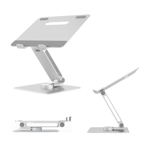 Polaris B2s-Swivel 旋轉 升降式 鋁合金 筆電架 (銀色)