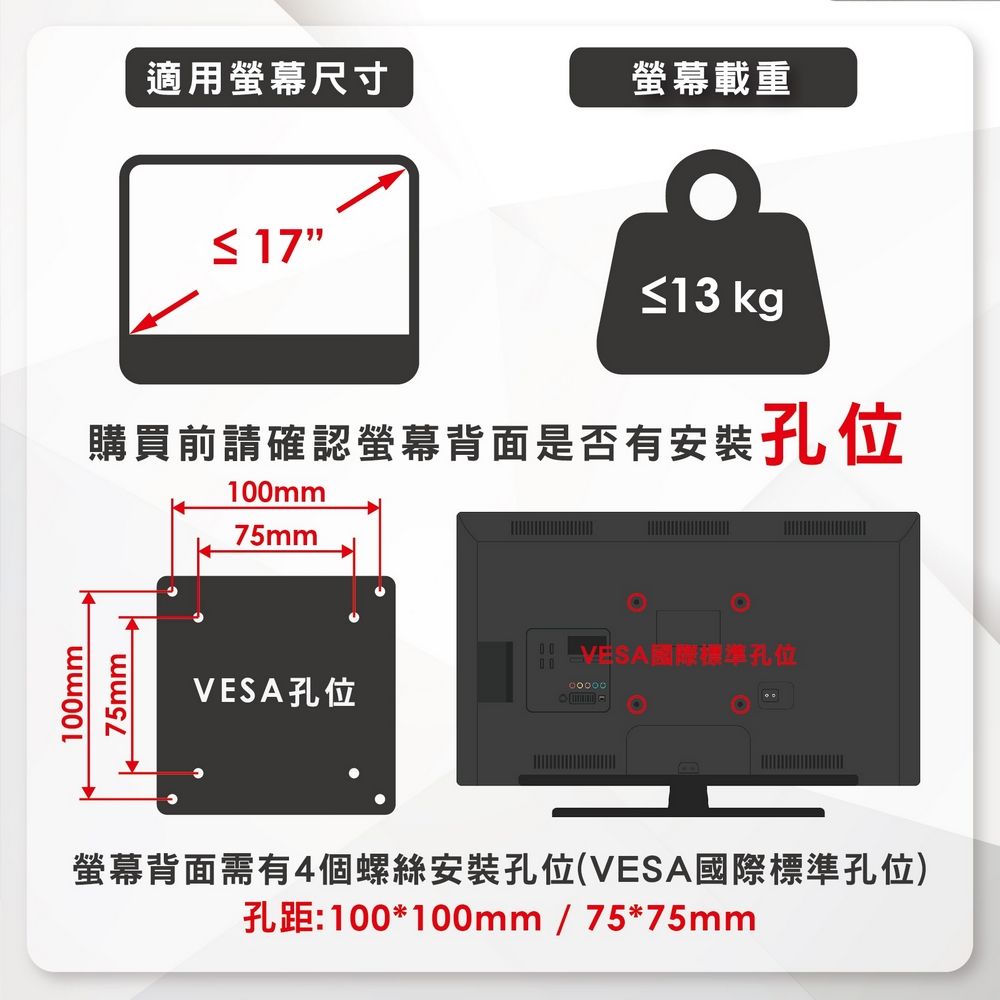 ErgoGrade 17吋以下觸控螢幕專用底座(EGS1510-B)/螢幕支架/支撐架/螢幕架/桌上型