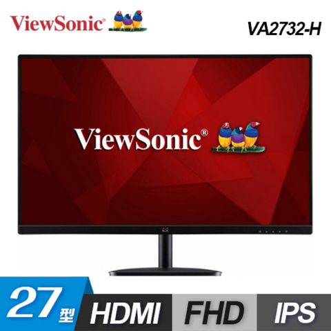 ViewSonic 優派 【ViewSonic 優派】VA2732-H 27型 IPS薄邊框顯示器