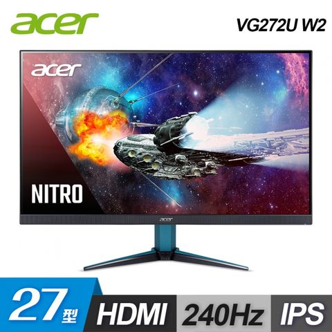 ACER 宏碁 Nitro VG272U W2 27型 IPS 電競螢幕