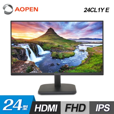 【Aopen】24CL1Y E 24型 IPS廣視角螢幕HDMI/D-Sub/IPS/1ms/100Hz/FreeSync/不閃屏/低藍光/無喇叭