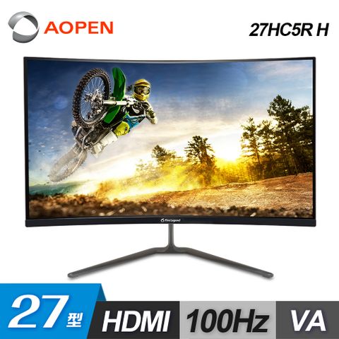 ACER 宏碁 【Aopen 建碁】27HC5R H 27型 100Hz VA曲面電競螢幕