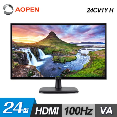 【Aopen】24CV1Y H 24型 VA 100Hz 薄邊框螢幕FHD/HDMI/VA/FreeSync