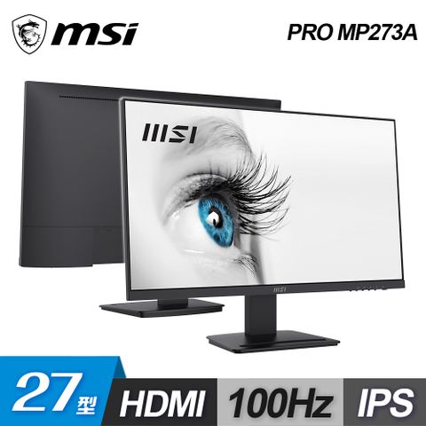 MSI 微星 PRO MP273A 27型 電腦螢幕