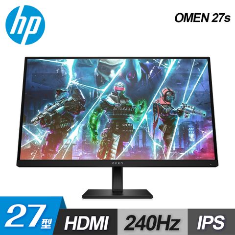 HP 惠普 27型 OMEN 27s IPS FHD 240Hz 電競螢幕