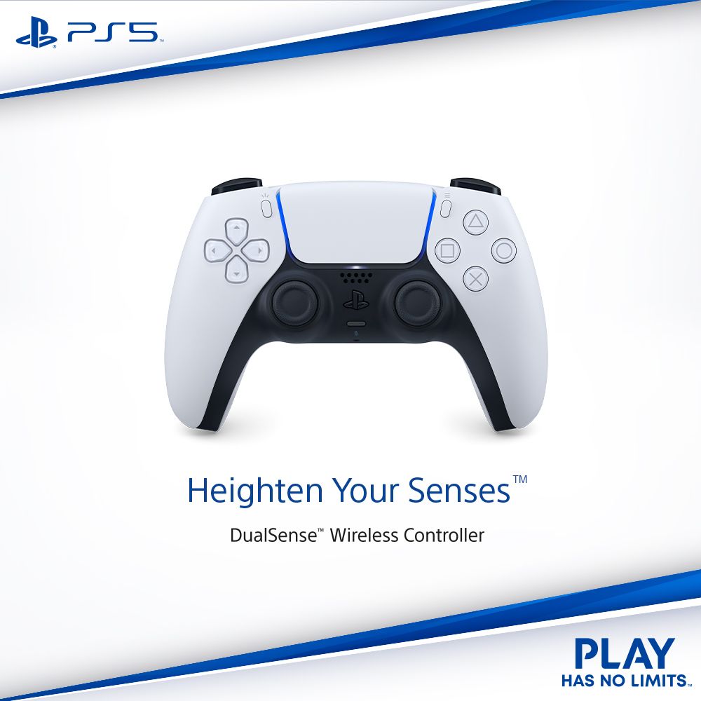  【PS5 周邊】DualSense 無線控制器/手把《白色》