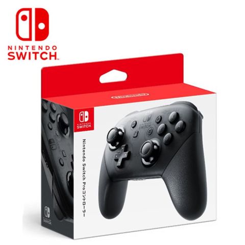 Nintendo 任天堂 【NS 原廠配件】 Switch Pro 原廠控制器 黑色