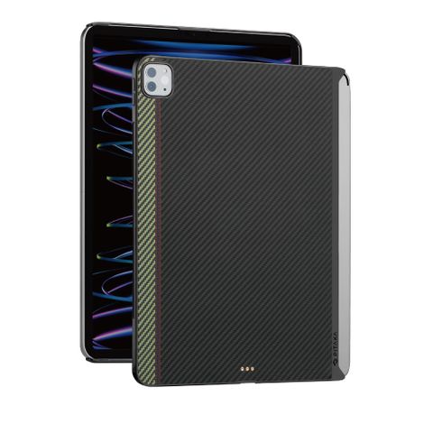 【PITAKA】MagEZ Case2 iPad 11吋 航太纖維磁吸平板殼 - 2022款浮織款（適配巧控鍵盤）