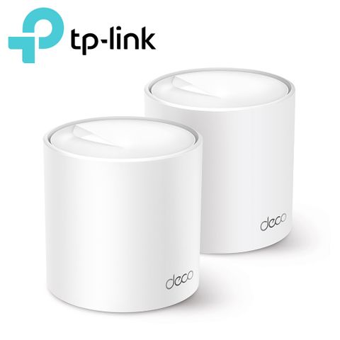 【TP-LINK】Deco X50 AX3000 完整家庭 Mesh Wi-Fi 6 系統 2入組AI智慧漫遊，內建智慧天線