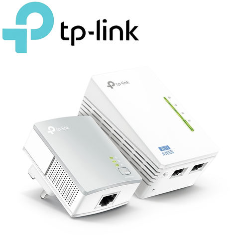 【TP-LINK】TL-WPA4220KIT AV600 Wi-Fi 電力線網路橋接器雙包組輕鬆複製您舊有的Wi-Fi設定資訊