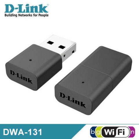【D-Link 友訊】DWA-131 Nano USB介面無線網路卡超小體積802.11n無線網卡