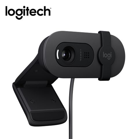 Logitech 羅技 BRIO 100 網路攝影機 石墨灰