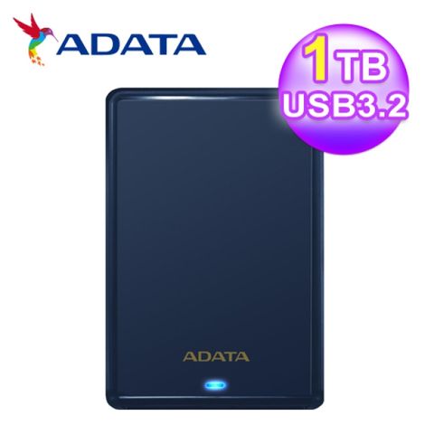 【ADATA 威剛】HV620S 1TB 2.5吋行動硬碟 藍色LED操作指示燈號