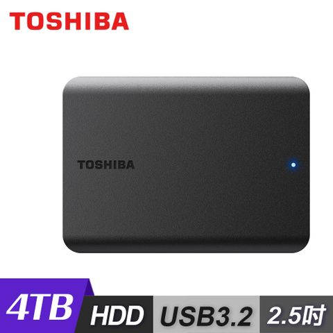 【Toshiba 東芝】Canvio Basics A5 4TB 2.5吋行動硬碟