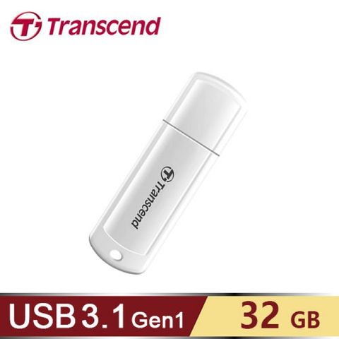 【Transcend 創見】JetFlash 730 32G 隨身碟 白USB 3.1 Gen 1