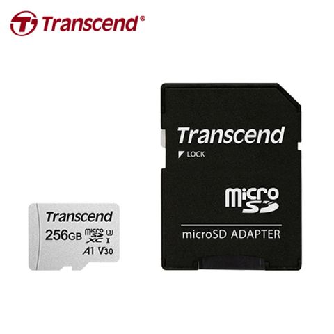 Transcend 創見 microSDXC/SDHC 300S 256G 記憶卡 附轉卡