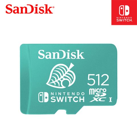 【SanDisk】SWITCH 專用 microSDXC UHS-I U3 512GB 記憶卡SWITCH 專用 512G記憶卡