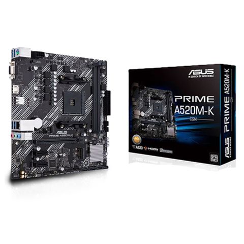 【ASUS 華碩】PRIME A520M-K/CSM 主機板