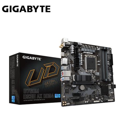 GIGABYTE 技嘉 B760M DS3H AX DDR4 主機板