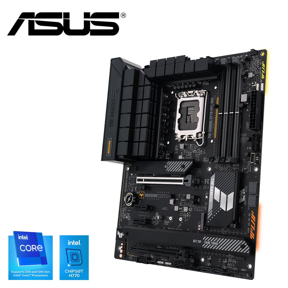 ASUS INTEL 第13.12世代 LGA1700 対応 H770 搭載 ATX マザ?ボードTUF