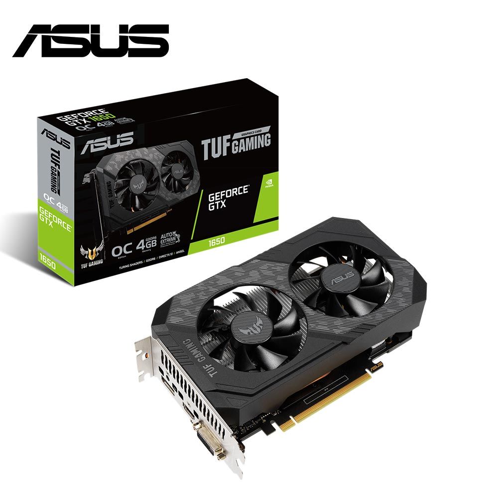 ASUS 華碩】TUF GeForce GTX 1650 O4GD6-P GAMING 超頻版顯示卡